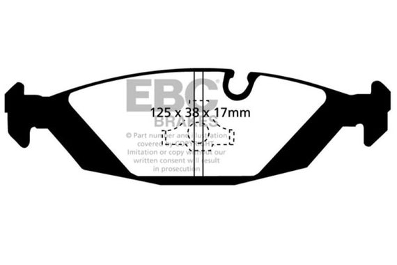 EBC DP3447C REDSTUFF CERAMIC PERFORMANCE BRAKE PADS - REAR DP3447C