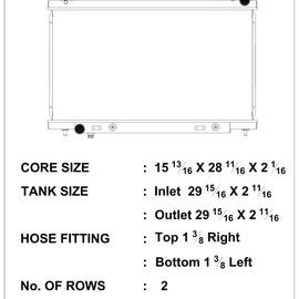 CSF 03-07 Infiniti G35 Radiator 3327