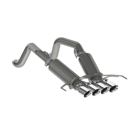 MBRP QUAD Axle-Back Exhaust - 2014-2019 Corvette 6.2L Stingray T304 SS S7030304 S7030304