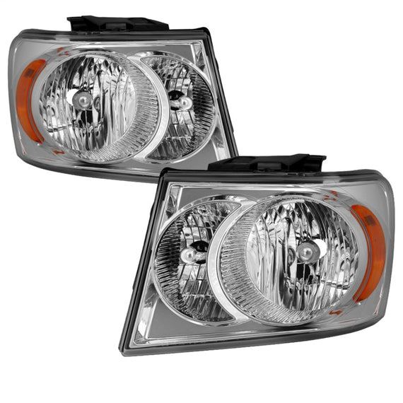 xTune 07-09 Dodge Durango OEM Style Headlights - Chrome (HD-JH-DDU07-AM-C) 9042584