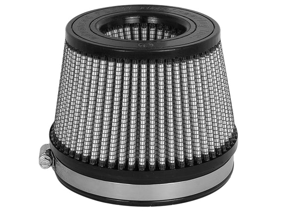 aFe MagnumFLOW Dry S Air Filter 5in. F x 5-3/4in. B x 4-1/2in. T (INV) x 3-1/2in. H 21-91130