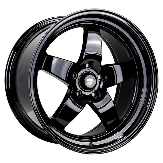 MST MT24 18x9.5 5x114.3 +35 cb73.1 Glossy Black Wheel/Rim 24-89565-35-BLK