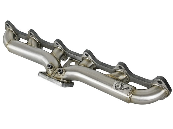 aFe Twisted Steel Header Turbo Manifold (T4) 98.5-02 Dodge Diesel Trucks L6 5.9L (td) 48-32019