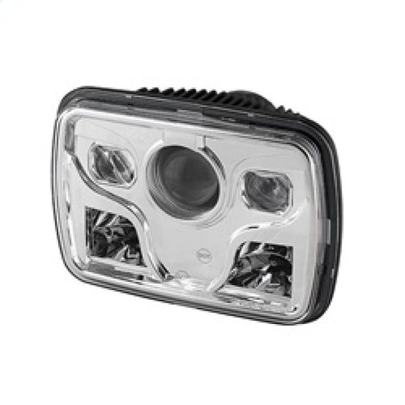 Xtune Rectangular SeaLED Beam 7X6 Inch LED Headlights ( High/Low Beam ) Chrome PRO-JH-7X6LED-HL-C 9026799