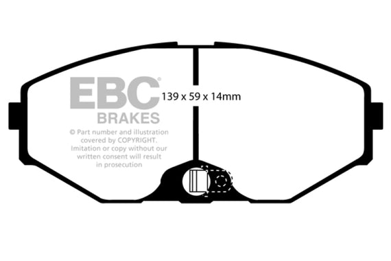 EBC 93-97 Infiniti J30 3.0 Yellowstuff Front Brake Pads DP41471R