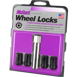 McGard Wheel Lock Set 4pk 12X1.25 NUT CONE SEAT TUNER, 13/16 HEX, 1.24"OAL-BLACK 25354