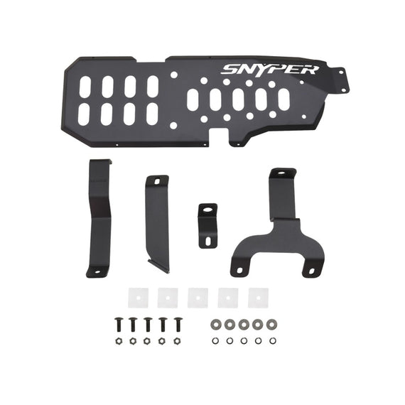 Westin/Snyper 07-17 Jeep Wrangler 2Dr Gas Tank Skid Plate - Textured Black 42-21005