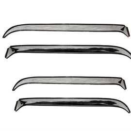 AVS 89-96 Buick Century Ventshade Front & Rear Window Deflectors 4pc - Stainless 14138