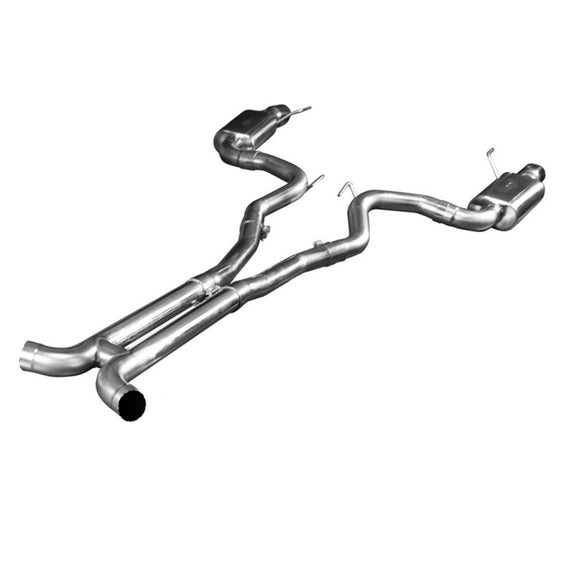 Kooks for 15+ Mustang 5.0L 4V Convertible 3in CB w/ H-Pipe 4in Slash Cut Polishe 11515401