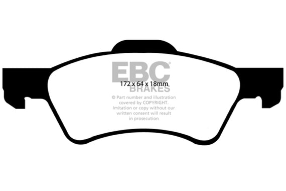 EBC 01-07 Chrysler Town & Country 3.3 Rear Rotors Greenstuff Front Brake Pads DP61613