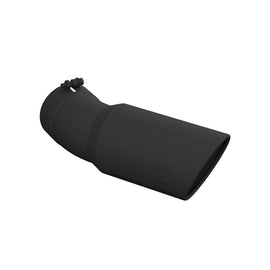 MBRP T5154BLK 30-DEGREE BEND BLACK EXHAUST TIP (5" INLET, 6" OUTLET) 5" IN X 6" T5154BLK