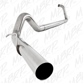 MBRP SINGLE SIDE 4IN TURBO BACK EXHAUST W/O MUFFLER FOR 03-07 FORD F-250/F-350 S6212SLM