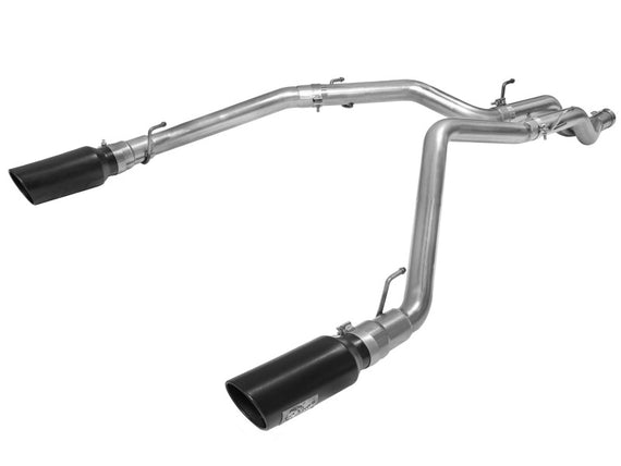 aFe MACHForce XP DPF-Back Exhaust 3in SS w/ 5in Black Tips 2014 Dodge Ram 1500 V6 3.0L EcoDiesel 49-42045-B