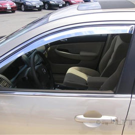 Putco 03-07 Honda Accord Sedan (Set of 4) Element Chrome Window Visors 480423