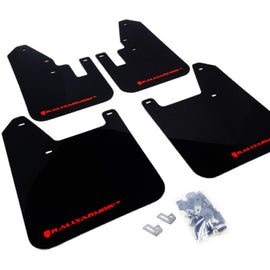 Rally Armor Mud Flaps Guards for 98-02 Subaru Forester (Black w/Red Logo) MF13-UR-BLK/RD