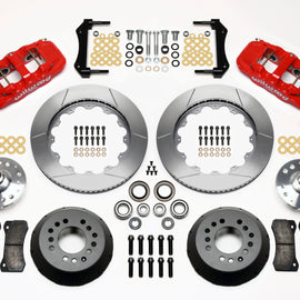 Wilwood AERO6 Front Hub Kit 14.00 Red 67-69 Camaro 64-72 Nova Chevelle 140-10920-R