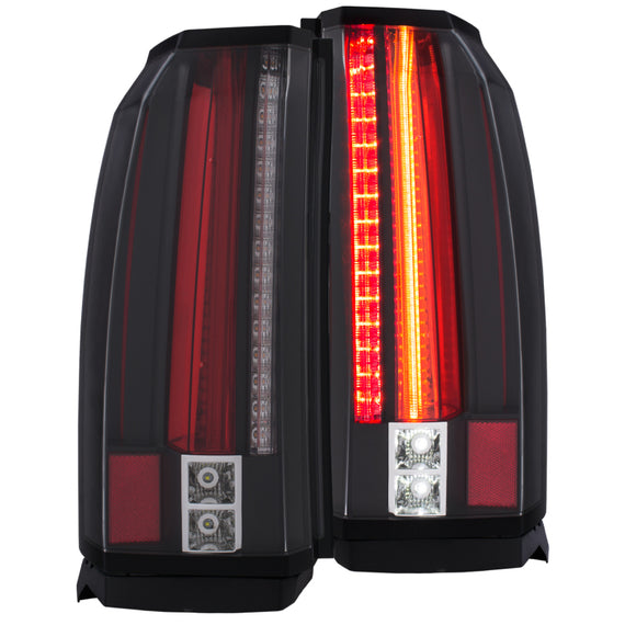 ANZO for 2015-2017 Chevrolet Suburban/Tahoe LED Taillights Black - anz311278 311278