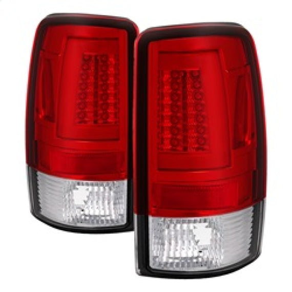 Spyder 00-06 Chevy Suburban 1500/2500 V2 Light Bar LED Tail Lights -Red Clr (ALT-YD-CD00V2-LBLED-RC) 5084163