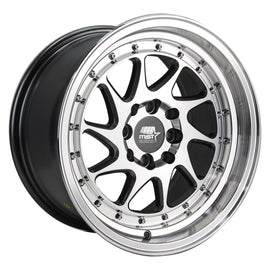 MST MT28 15x8.0 4x100/4x114.3 20 73.1 Gunmetal w/Machined Face Wheel/Rim 28-5816-20-GNMF