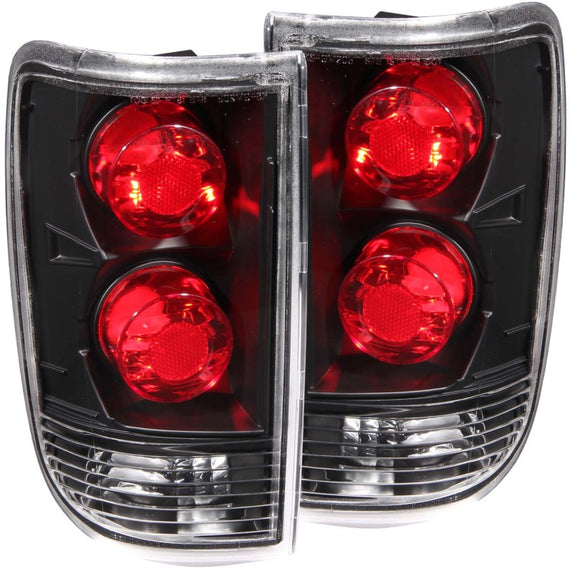 Anzo USA Euro Taillights Dark Smoke for GM Blazer/Jimmy/Envoy/Bravada 1995-2005 221173