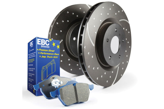 EBC Brakes S6KR1102 S6 Kits Bluestuff and GD Rotors Fits 08-12 135i S6KR1102