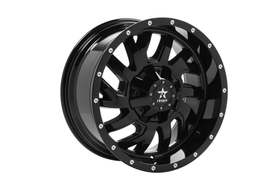 RBP 65R Glock 20x10 8x170 BP / 6 BS 10mm Offset 129mm CB (Hub Centric) Gloss Black Wheel 65R-2010-97+10FB