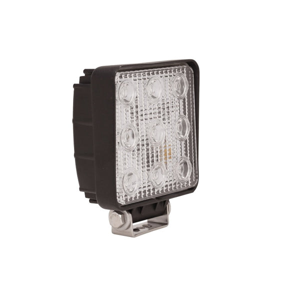 Westin LED Work Utility Light Square 4.6 inch x 5.3 inch Spot w/3W Epistar - Black 09-12211A