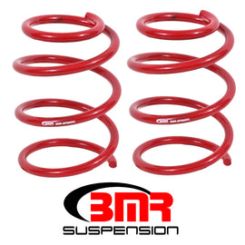 BMR 05-14 S197 Mustang GT Front Handling Version Lowering Springs - Red SP066R
