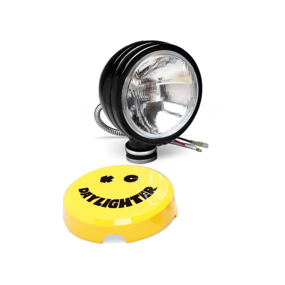 KC HiLiTES Daylighter 6in. Halogen Light 100w Spread Beam (Single) - Black SS 1234