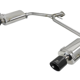 AFE Takeda Axle-Back Exhaust w/Black Tips For Honda Accord Sport 2013-17 2.4L 49-36604-B