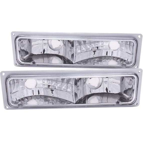 ANZO EURO PARKING LIGHTS CHROME FITS 1988-1998 CHEVROLET C1500 511032 511032