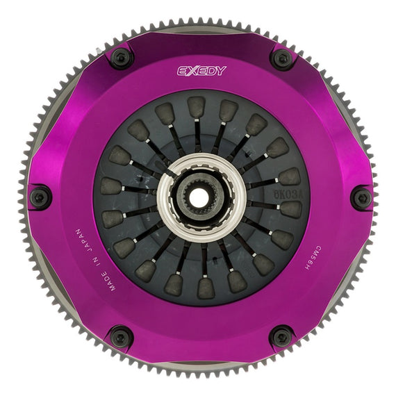 Exedy 96-06 Mitsubishi Lancer Evo (Gen 4-7) Hyper Twin Cerametallic Clutch Rigid Disc Pull Type MM022HR