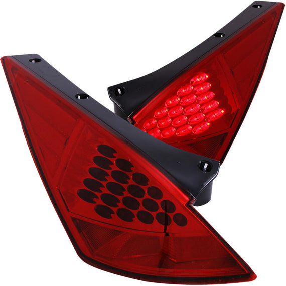 Anzo 321083 Red Lens Led Tail Lights for 2003-2005 Nissan 350Z Pair 321083