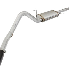 aFe MACHForce XP SS Exhaust 3in to 3.5in Cat-Back w/ Black Tip 15 Ford F-150 EcoBoost V6 2.7/3.5Ltt 49-43068-B