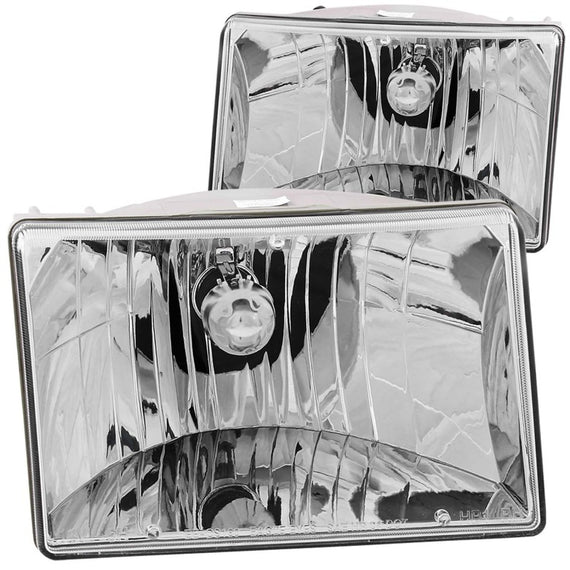 For Jeep Grand Cherokee 1993-1998 Anzo 111066 Chrome Euro Headlights 111066