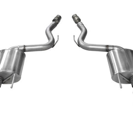 Corsa 2015-2017 Ford Mustang GT 5.0 3in Axle Back Exhaust Polish Dual Tips (Touring) 14329