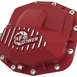aFe Power Pro Series Front Differential Cover Red w/Machined Fins 18-19 Jeep JL (Dana M210) 46-71030R
