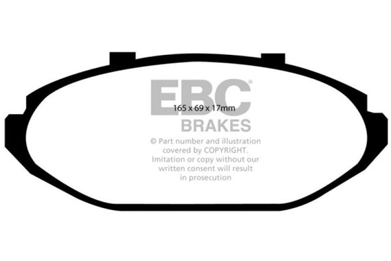 EBC 98-02 Ford Crown Victoria 4.6 (Phenolic Pistons) Ultimax2 Front Brake Pads UD748