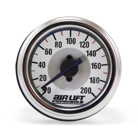 Air Lift Single Needle Gauge- 200 PSI 26227