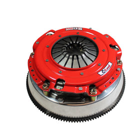 McLeod RXT Twin Disc Clutch Kit 12-17 Challenger 1-1/8 x 26 Spline 0 BAL w/130T 8 Bolt AL Flywheel 6344907M
