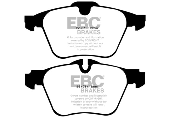 EBC DP31912C REDSTUFF CERAMIC PERFORMANCE BRAKE PADS - FRONT DP31912C