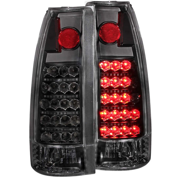 Anzo 311059 Tail Light AssemblyLED Clear Lens Black for 99-00 Cadillac/Chevy/GMC 311059