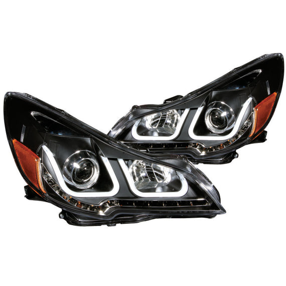 Anzo 111285 BlackProjector Headlights U-BarStyle for 10-14 Subaru Outback/Legacy 111285