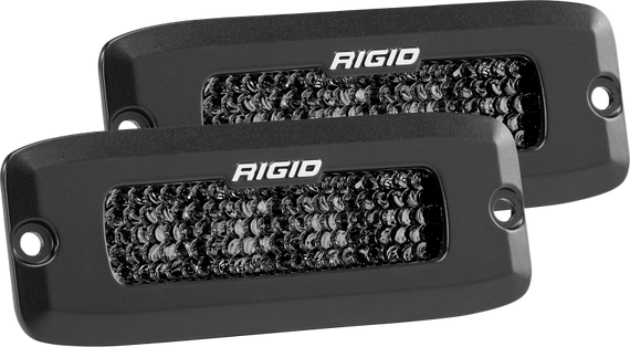Rigid Industries SR-Q Series PRO Midnight Edition - Spot - Diffused - Pair 925513BLK