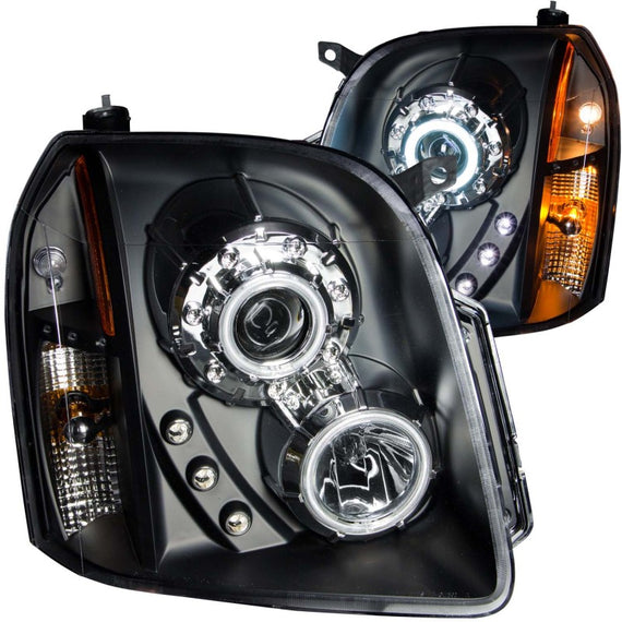 Anzo 111148 Black Projector Headlights with Halo for 07-14 GMC Yukon/XL/Denali 111148