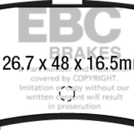 EBC Brakes Greenstuff 2000 Series Sport Pads DP23041