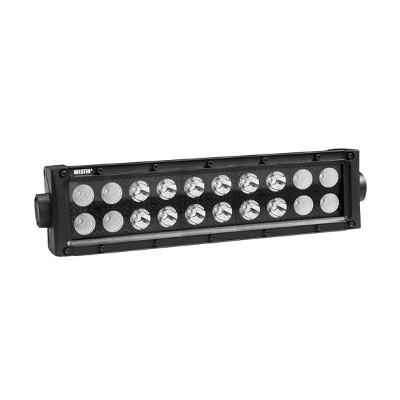 Westin B-FORCE LED Light Bar Double Row 10 inch Combo w/3W Cree - Black 09-12212-20C