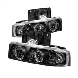 Spyder Chevy Astro 95-05 / GMC Safari 95-05 Projector Headlights - LED Halo - Bl 5009210