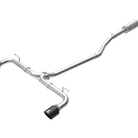 aFe Takeda 2-1/2in 304 SS Cat-Back Exhaust w/ Black Tips 14-18 Mazda 3 L4 2.0L/2.5L 49-37015-B