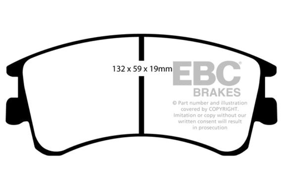EBC 03-05 Mazda 6 2.3 Ultimax2 Front Brake Pads UD957